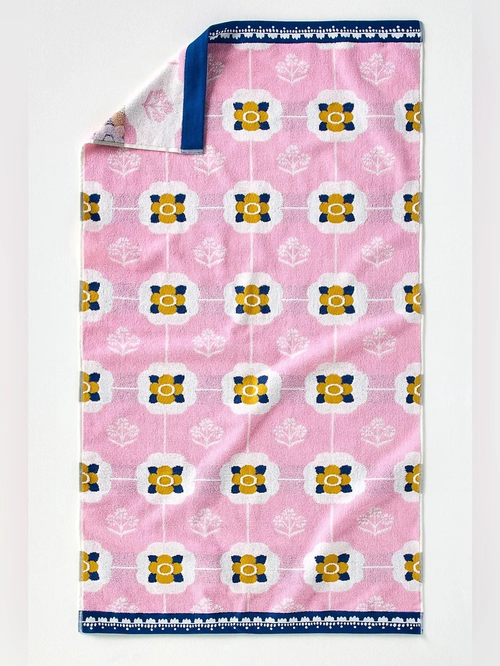 Anthropologie Flora Cotton Woven Floral Hand Towel - NWT (1) Hand Towel